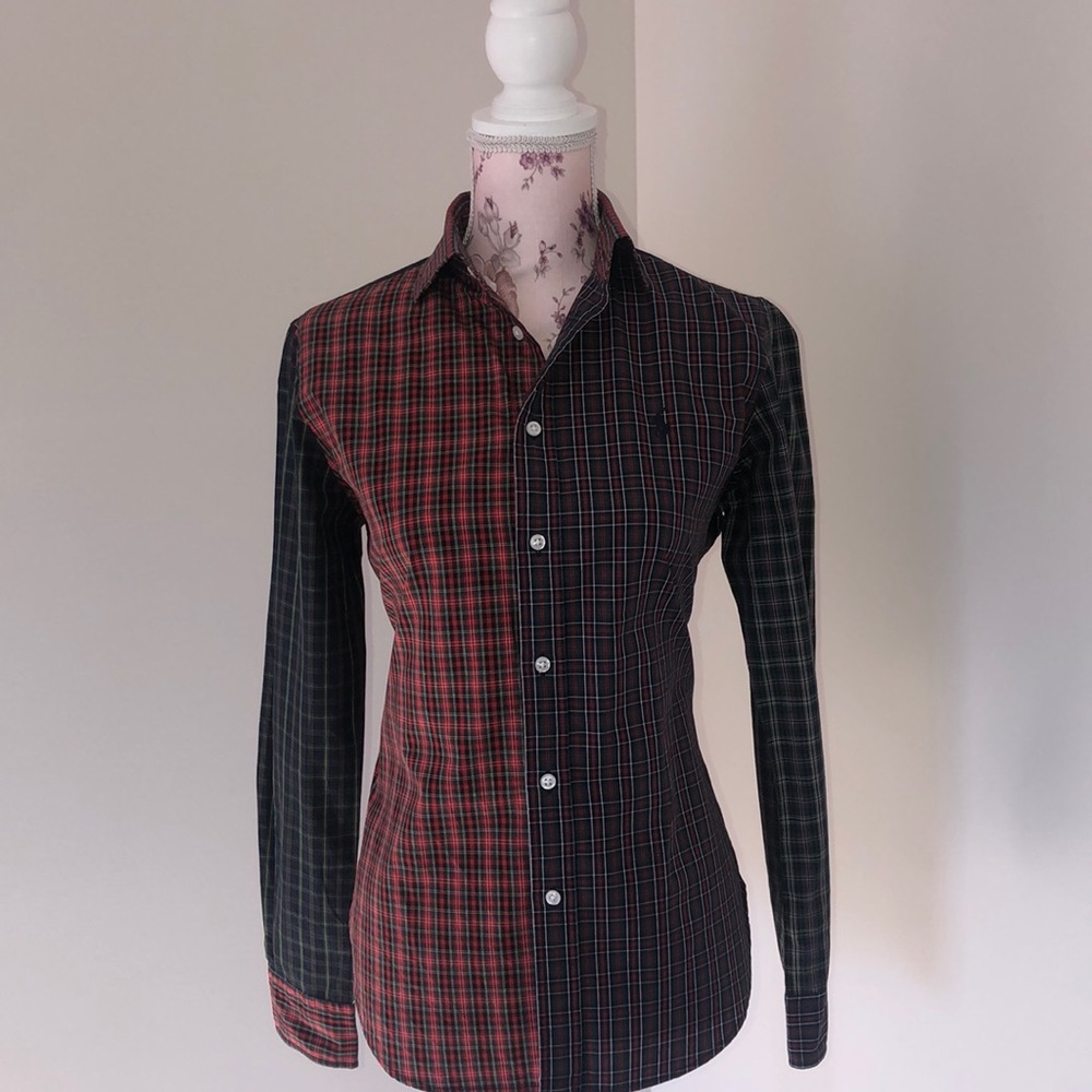 Polo Ralph Lauren custom fit button down shirt.